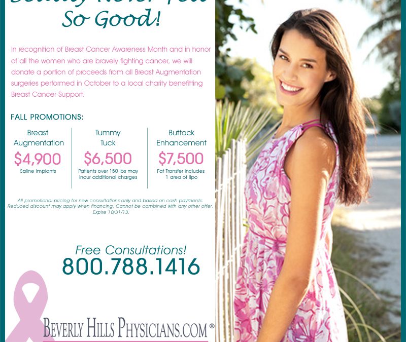 Breast Cancer Awareness Month Means Giving Back at Beverly Hills Physicians