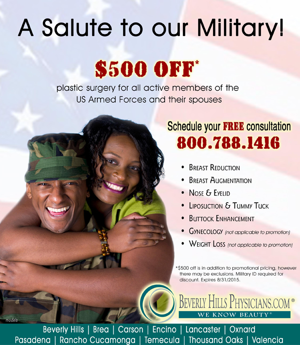Military Discount for Plastic Surgery
